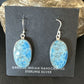 Blue Denim Lapis Dangle Earrings | Sterling Silver | 1" | 15795