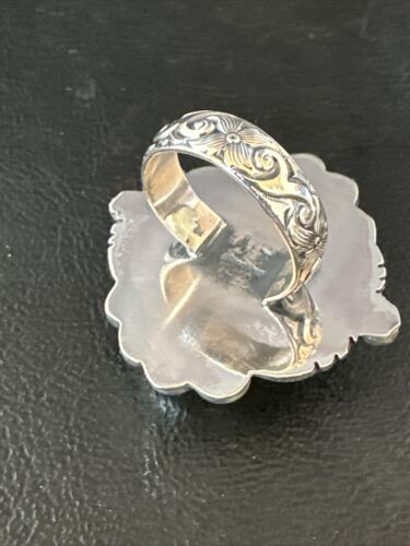 Navajo Yellow Bumble Bee Jasper Ring | Sterling Silver | Sz 9 | Authentic Native American Handmade | 14942