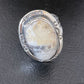 Navajo White Buffalo Turquoise Ring | Sterling Silver | Sz 6 | Authentic Native American Handmade | 10596