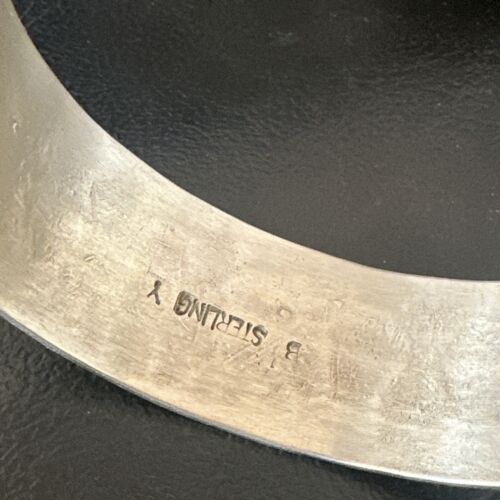 Navajo Stamped Cuff Bracelet | Sterling Silver | Authentic Native American Handmade | 16124