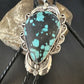 Men's Blue Spiderweb Turquoise Bolo Tie | Navajo Sterling Silver | Authentic Native American Handmade | 15008