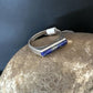 Navajo Navy Blue Lapis Inlay Ring | Sterling Silver | Sz 7 | Authentic Native American Handmade | 11290