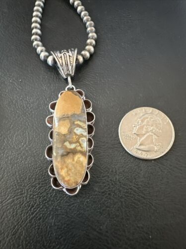 Navajo Wild Horse Necklace Pendant | Sterling Silver | Authentic Native American Handmade | 16987