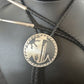 Native American Handmade Men's Bolo Tie | Hopi Sterling Silver | 14323