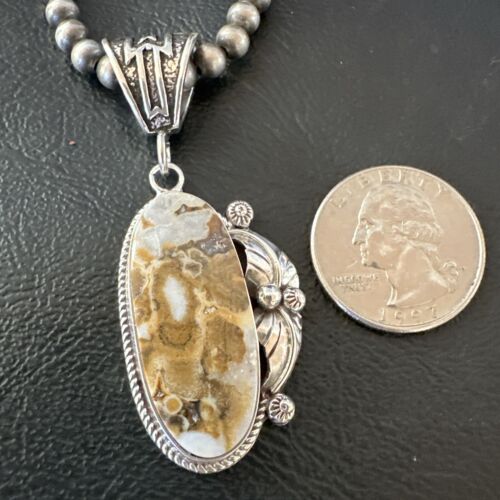 Navajo Wild Horse Necklace Pendant | Sterling Silver | Authentic Native American Handmade | 16990