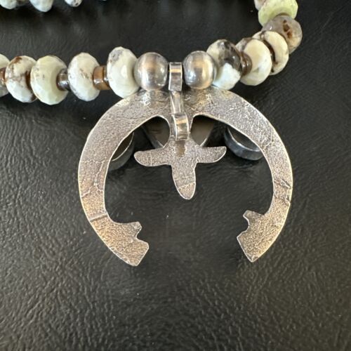 Men's Navajo Wild Horse Naja Necklace Pendant | Sterling Silver | Authentic Native American Handmade | 15293