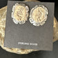 Navajo Kokopelli Dangle Earrings Set | Sterling Silver | Authentic Native American Handmade | 15142