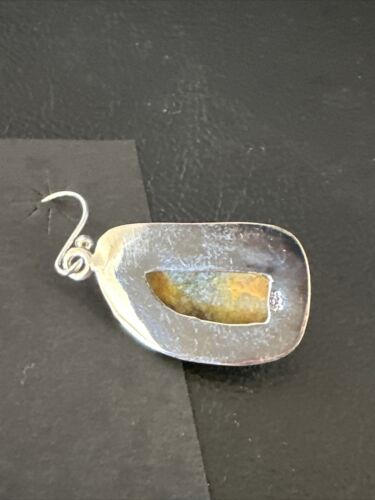 Navajo Bumblebee Jasper Earrings | Sterling Silver | Authentic Native American Handmade | 15822