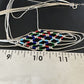Crisscross Multicolor Heishi Liquid Sterling Silver Necklace | 5 Strand | 22" | 15885