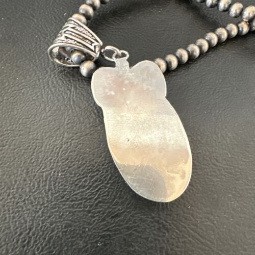 Navajo Wild Horse Necklace Pendant | Sterling Silver | Authentic Native American Handmade | 16944