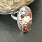 Men's & Women's Wild Horse Turquoise Ring | Navajo Sterling Silver | Sz 8 | 17359