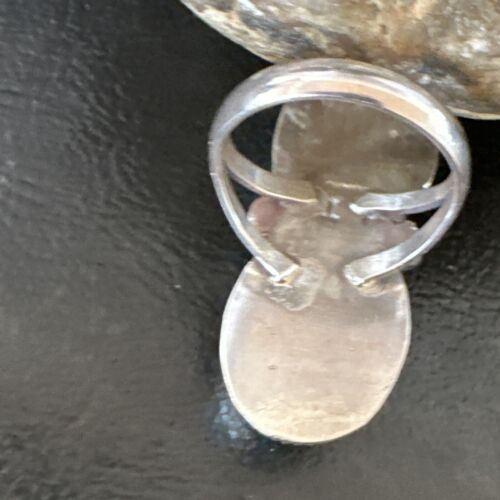 Navajo Blue Dry Creek Turquoise Multi-Stone Ring | Authentic Native American Sterling Silver | Sz 9 | 16735