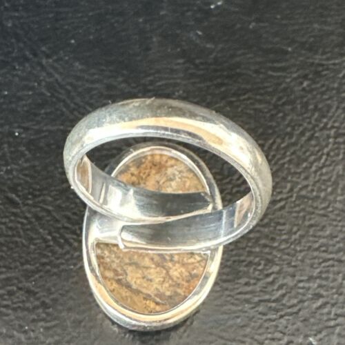 Men's and Women's Wild Horse Turquoise Ring | Navajo Sterling Silver | Sz 8 | 17281