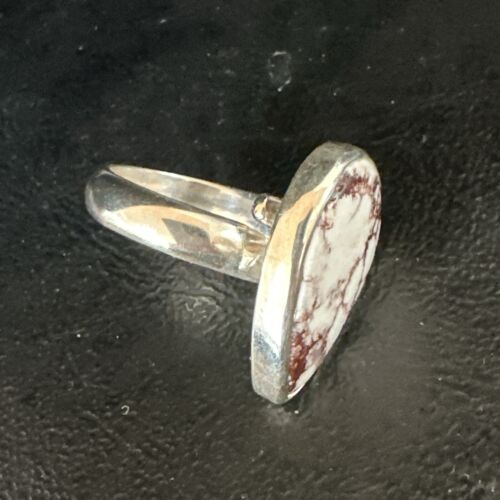 Men's & Women's Wild Horse Turquoise Ring | Navajo Sterling Silver | Sz 7 | Authentic Native American Handmade | 17284