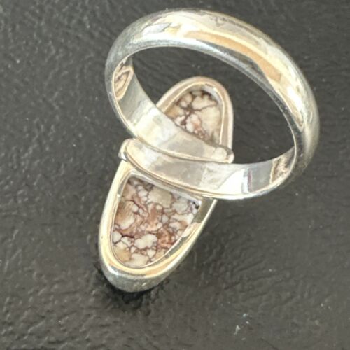 Men's and Women's Wild Horse Turquoise Ring | Navajo Sterling Silver | Sz 7 | 17358