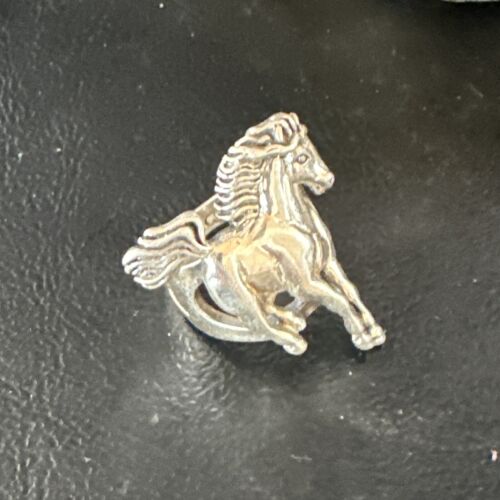 Navajo Pinky Horse Ring | Sterling Silver | Sz 4.5 | Authentic Native American Handmade | 15385