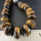 Navajo Coffee Tiger's Eye & Black Onyx Necklace | Sterling Silver Navajo Pearls | 22" | Authentic Native American | 15228