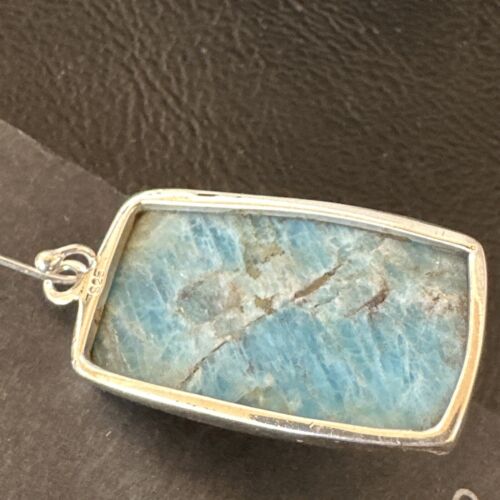 Handmade Sterling Silver Blue Denim Lapis Dangle Earrings | 1" | 15800