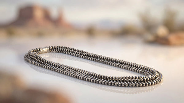 Navajo Pearls 10mm 26" Hook & Eye Necklace