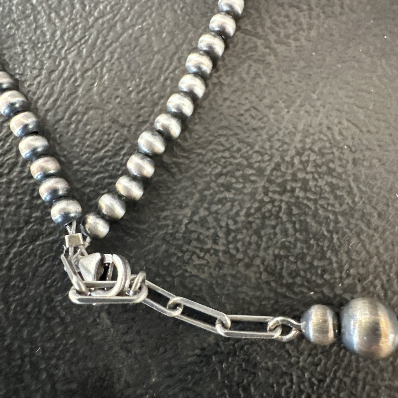 ANKLET Popular Sterling Silver Beads Sterling Silver Necklace 3mm 10" 90310