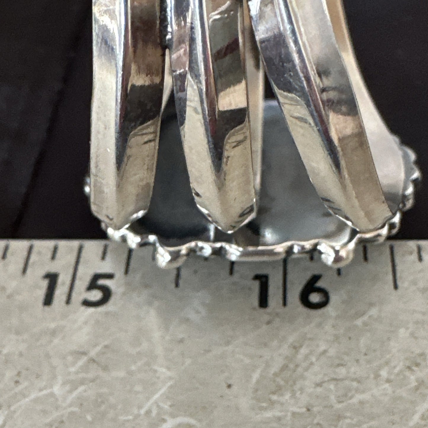 Mens Womens Navajo Sterling Silver Blue Turquoise Cuff Bracelet 18879