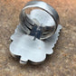 Native American Men's Spiny Oyster Ring | Navajo Sterling Silver | Sz 7.5 | 4287