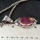Navajo Purple Spiny Oyster Pendant Necklace | Sterling Silver | Women's | Authentic Native American Handmade | 14665