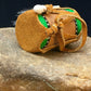 Handmade Leather Drum Car Charm | 2" Mirror Dangler | Miniature Model | 8932