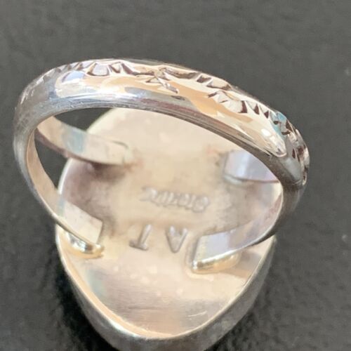 Native American Men's Classic Navajo Blue Turquoise #8 Ring | Sterling Silver | Sz 8 | 01826