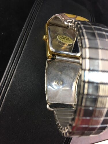 Ultra Rare Zuni Yellow Mother of Pearl Bolo Tie & Watch Set | Authentic Native American Sterling Silver | 3114