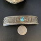 Navajo Blue Turquoise Hair Barrette | Sterling Silver | 4" | Authentic Native American Handmade | 13731