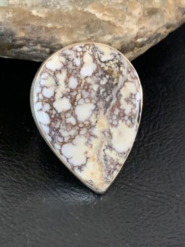 Navajo Wild Horse Turquoise Ring | Sterling Silver | Sz 7 | Authentic Native American Handmade | 10502