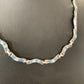 Southwestern Sterling Silver Necklace | Lapis & Opal Inlay Pendant | 16" | 01426