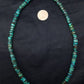 Southwestern Turquoise Heishi Bead Necklace | 9mm | 20" | Sterling Silver | 3672