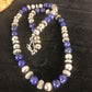 Native American Men's Lapis Necklace | Navajo Sterling Silver | 22" | 8531