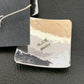 Native American Women's Dangle Earrings | Navajo Sterling Silver Stamped Handmade | 1660
