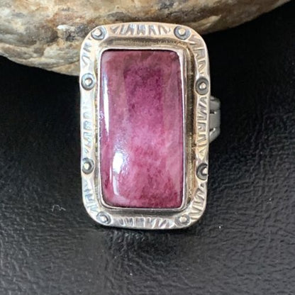 Native American Purple Spiny Oyster Ring | Sterling Silver | Sz 10 | 10205