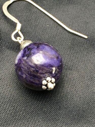 Southwestern Denim Lapis Bead Earrings | Sterling Silver | 1" | 2804