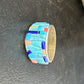 Multi-Color Blue Lapis Turquoise Inlay Ring | Sterling Silver | Sz 7 | 14459