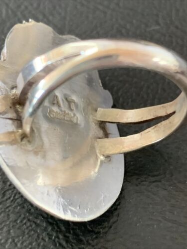 Native American Navajo Sterling Silver Purple Sugilite Ring | Sz 10 | 10444