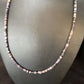 Navajo Sugilite Tube Heishi Necklace | Sterling Silver | 20" | Authentic Native American Handmade | 14517