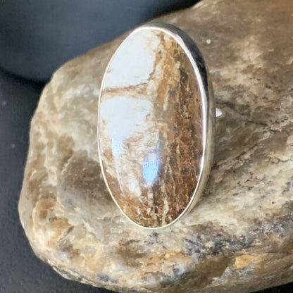 Native American Women's Wild Horse Turquoise Ring | Sz 8 | Sterling Silver | 14024 - Masha USA