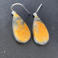 Native American Women's Navajo Bumblebee Jasper Earrings | Sterling Silver | Handmade | 12027