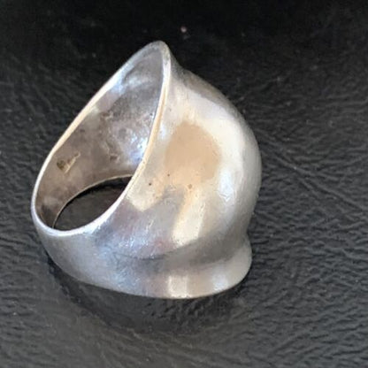 Native American Old Pawn Navajo Ring | Sterling Silver | Sz 4.5 | Handmade | 10410 - Masha USA