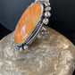 Southwestern Women's Navajo Spiny Oyster Ring | Sterling Silver | Sz 11.5 | Authentic Native American Handmade | 1001