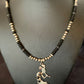 Navajo Kokopelli Pendant with Pearls, Black Onyx, and Multi-Stone | Authentic Native American Sterling Silver | 12284