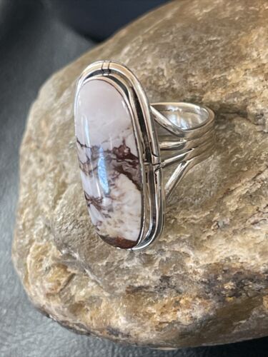 Navajo Wild Horse Turquoise Ring | Sterling Silver | Sz 11 | Authentic Native American Handmade | 1879