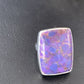 Adjustable Navajo Purple Mojave Turquoise Ring | Sterling Silver | Sz 8 | Authentic Native American Handmade | 11601