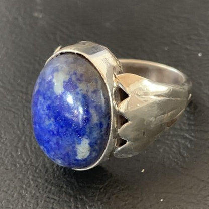 Native American Men's Navajo Sodalite Ring | Sterling Silver | Sz 10 | 11897