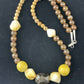 Southwestern Chunky Sterling Silver Necklace | Faceted Jasper Quartz | 20" | 10079